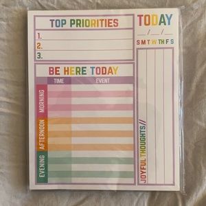 Cute Desk To Do List Daily Pad